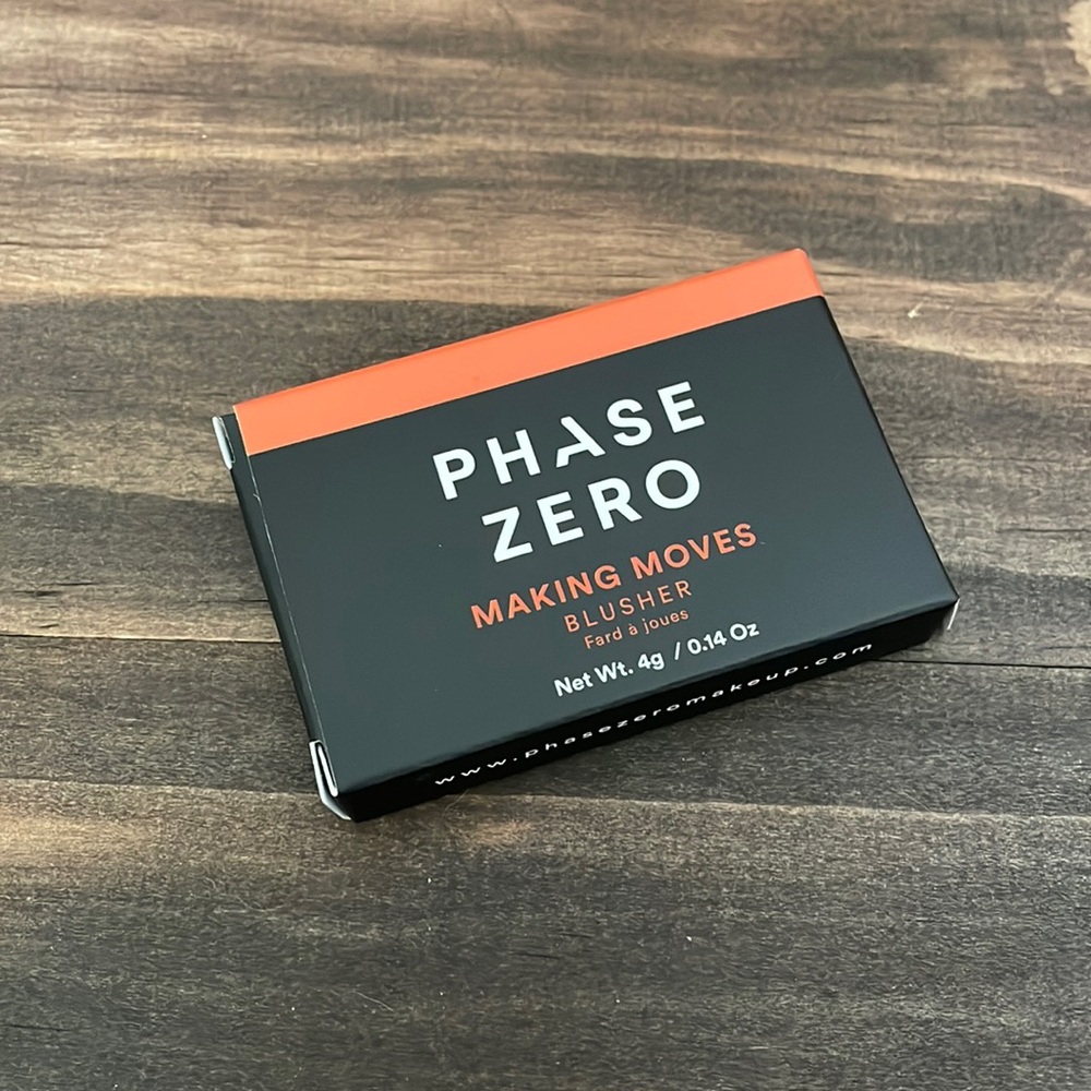 NIB Phase Zero Blush Palate with mirror